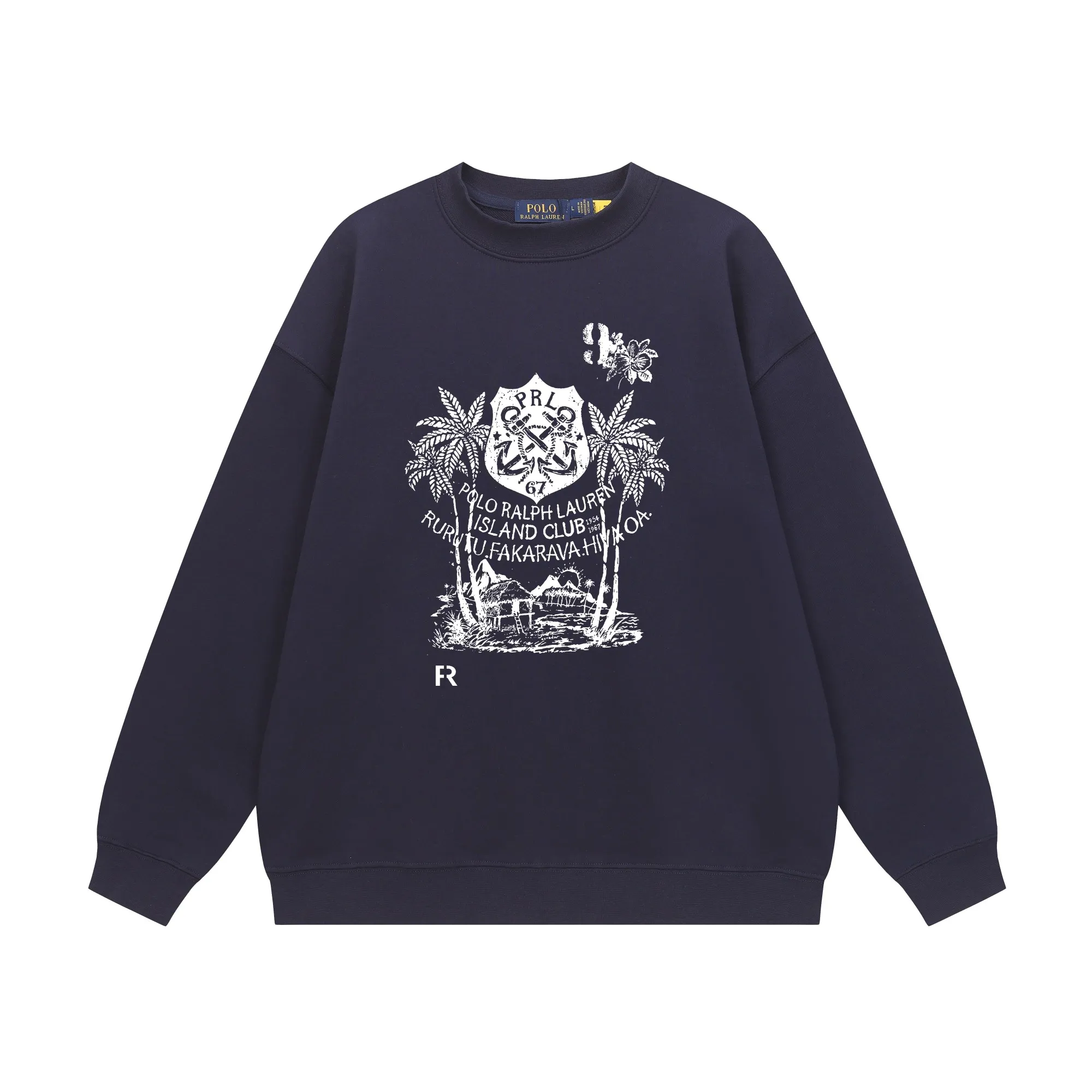 P200 Long-term stock] RalphLauren/Ralph Lauren 2025 autumn and winter new bear letter print 420g heavy large terry sweatshirt Ralph Lauren's age-reducing item, the coat fabric is made of 85% cotton ➕15% polyester, which not only retains the softness, comfort and breathability of cotton, but also adds the wear resistance and wrinkle resistance of polyester fiber, making the clothes more durable and easy to care for. Even in slightly cooler weather, you won't feel stuffy when wearing it. This kind of fabric has a natural crisp feel and is not easy to pill or deform. The bear on the chest is printed with English letters. It is full of color, full of three-dimensionality, and lifelike, adding a bit of liveliness and interest to the whole sweatshirt. There is no pressure to dress, regardless of age or gender. Complete accessories! Color: black, white, navy blue, light floral gray Size: M-L-XL-XXL